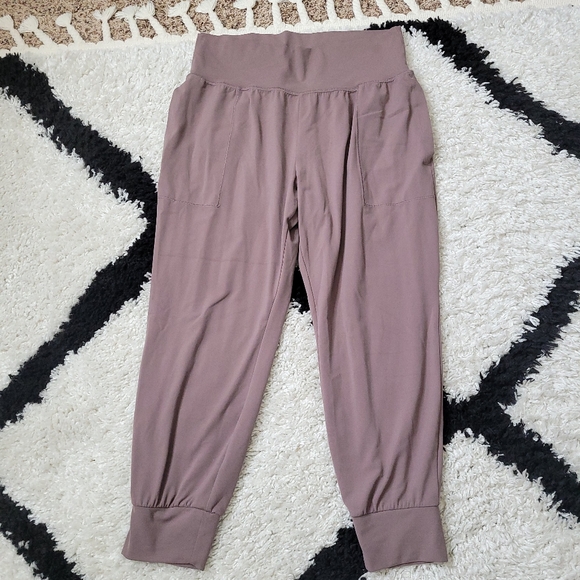Athleta Salutation Hearth Rose jogger size large athleisure - Picture 2 of 9